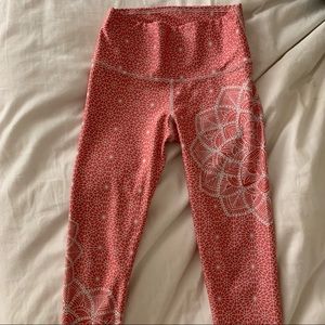 coral pink leggings